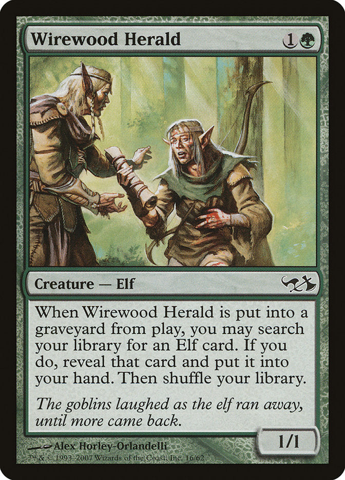 Wirewood Herald [Duel Decks: Elves vs. Goblins] | GrognardGamesBatavia