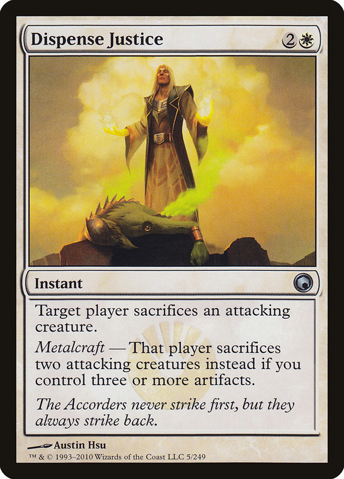 Dispense Justice [Scars of Mirrodin] | GrognardGamesBatavia