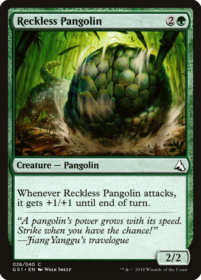 Reckless Pangolin [Global Series Jiang Yanggu & Mu Yanling] | GrognardGamesBatavia