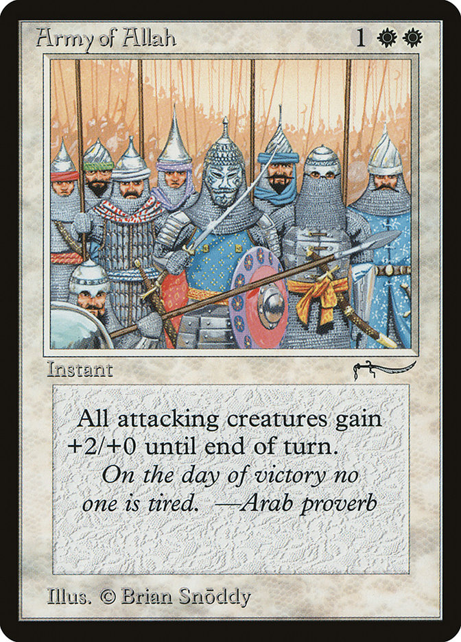 Army of Allah (Light Mana Cost) [Arabian Nights] | GrognardGamesBatavia