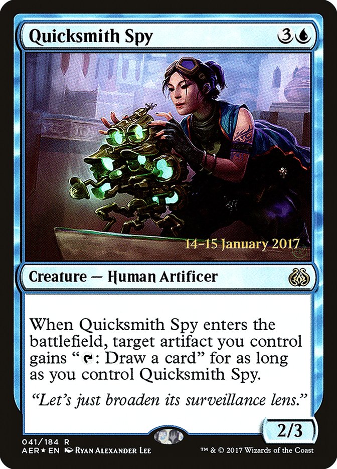 Quicksmith Spy [Aether Revolt Prerelease Promos] | GrognardGamesBatavia