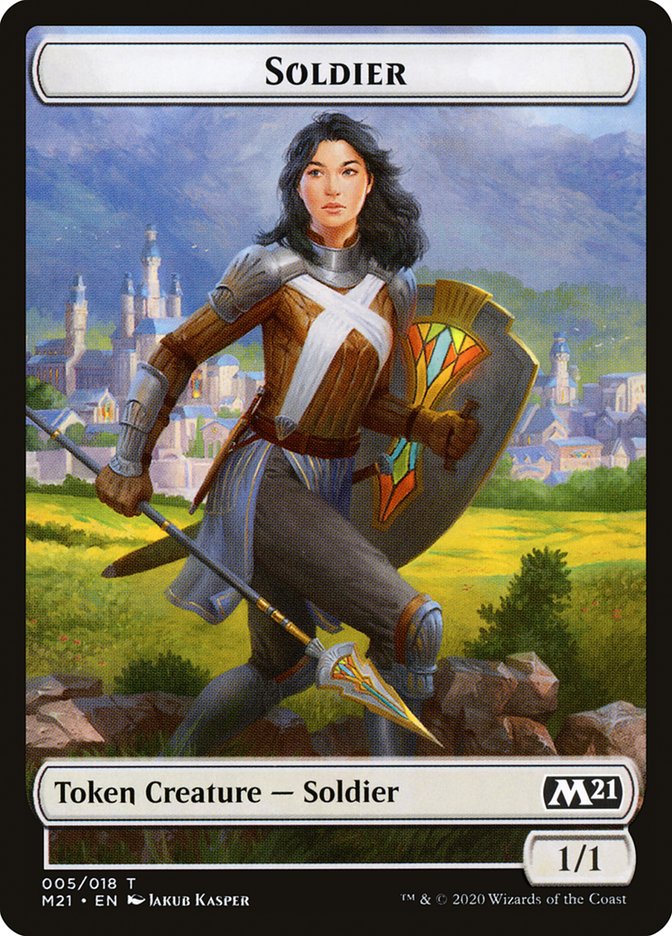 Soldier Token [Core Set 2021 Tokens] | GrognardGamesBatavia