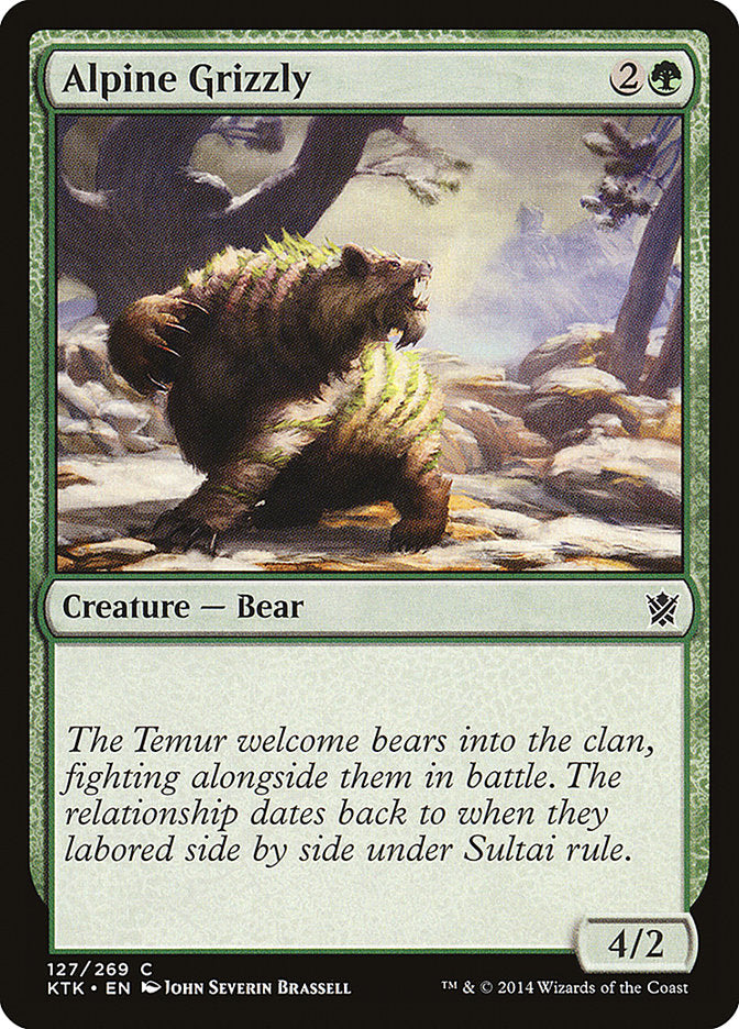 Alpine Grizzly [Khans of Tarkir] | GrognardGamesBatavia