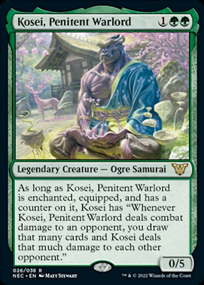 Kosei, Penitent Warlord [Kamigawa: Neon Dynasty Commander] | GrognardGamesBatavia