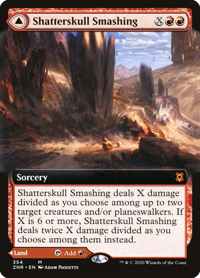 Shatterskull Smashing // Shatterskull, the Hammer Pass (Extended Art) [Zendikar Rising] | GrognardGamesBatavia