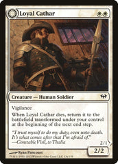 Loyal Cathar // Unhallowed Cathar [Dark Ascension] | GrognardGamesBatavia