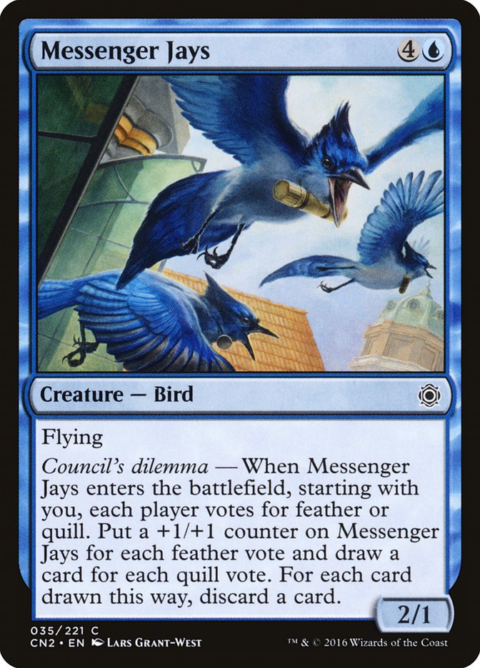 Messenger Jays [Conspiracy: Take the Crown] | GrognardGamesBatavia