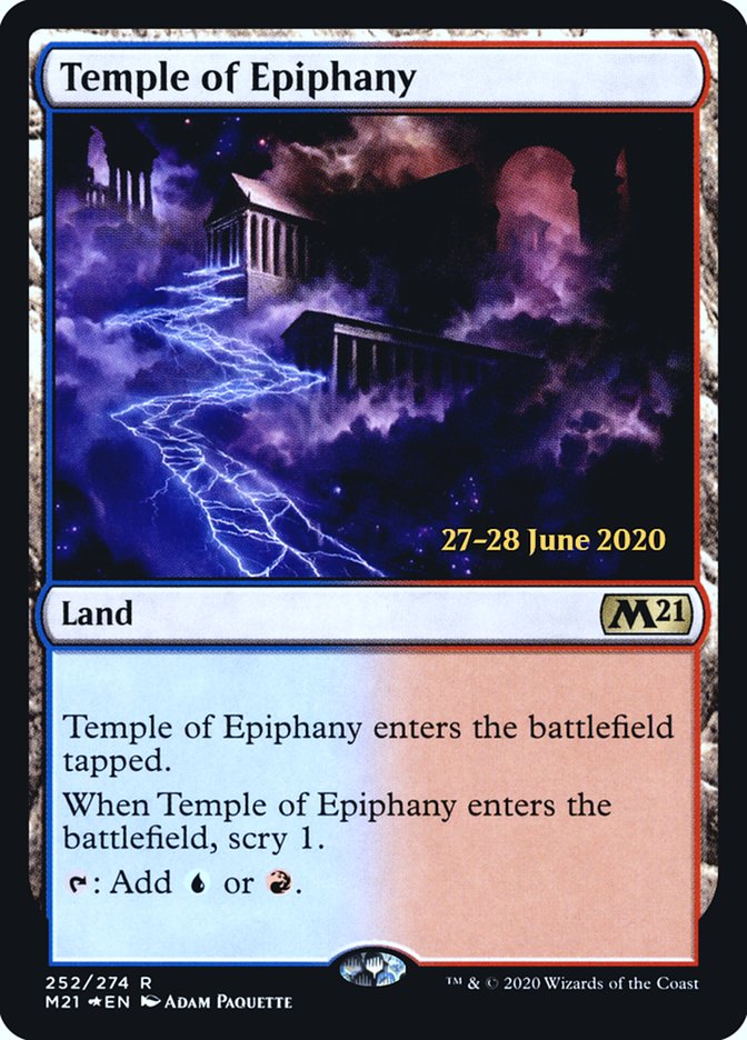 Temple of Epiphany [Core Set 2021 Prerelease Promos] | GrognardGamesBatavia