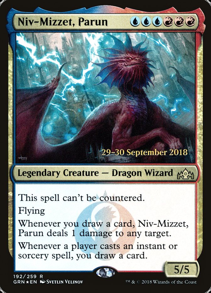 Niv-Mizzet, Parun [Guilds of Ravnica Prerelease Promos] | GrognardGamesBatavia