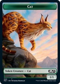 Cat (020) // Dog Double-Sided Token [Core Set 2021 Tokens] | GrognardGamesBatavia