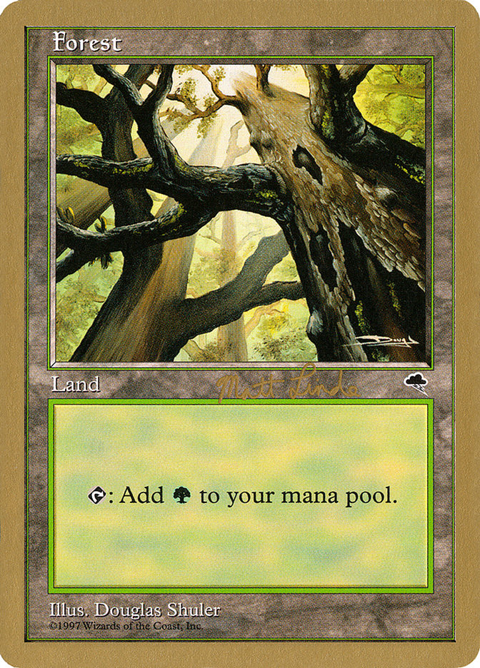 Forest (ml347a) (Matt Linde) [World Championship Decks 1999] | GrognardGamesBatavia