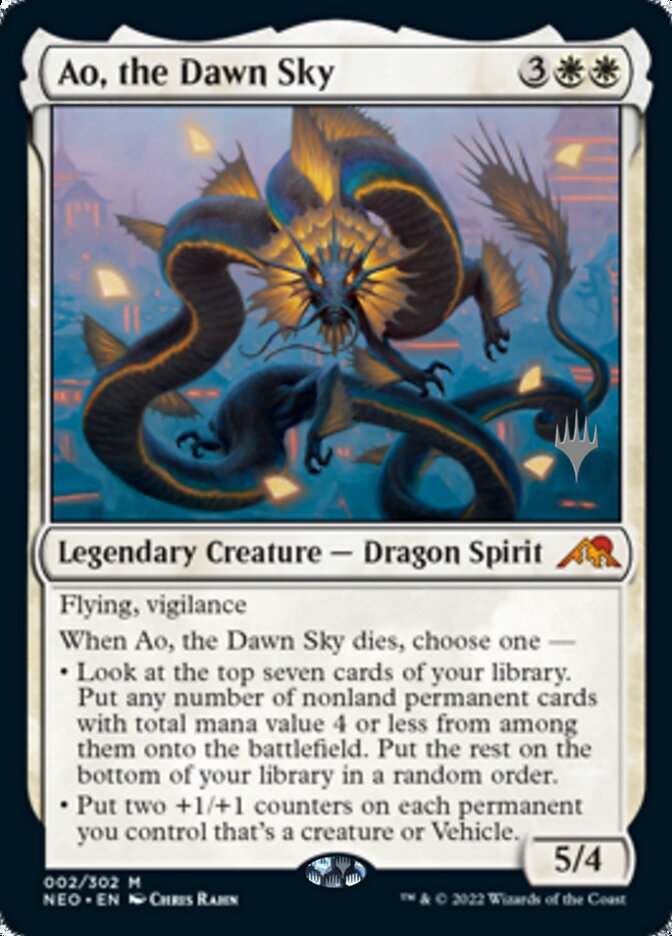 Ao, the Dawn Sky (Promo Pack) [Kamigawa: Neon Dynasty Promos] | GrognardGamesBatavia