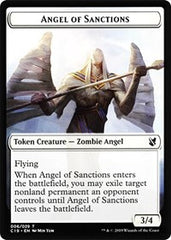 Angel of Sanctions // Horror Double-Sided Token [Commander 2019 Tokens] | GrognardGamesBatavia