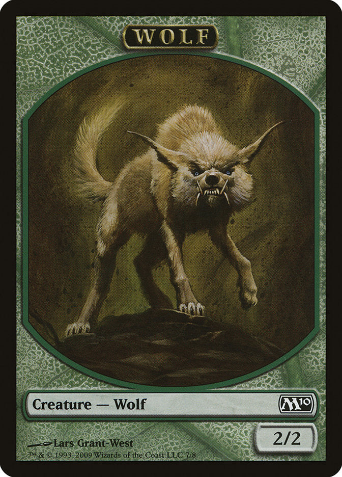 Wolf Token [Magic 2010 Tokens] | GrognardGamesBatavia