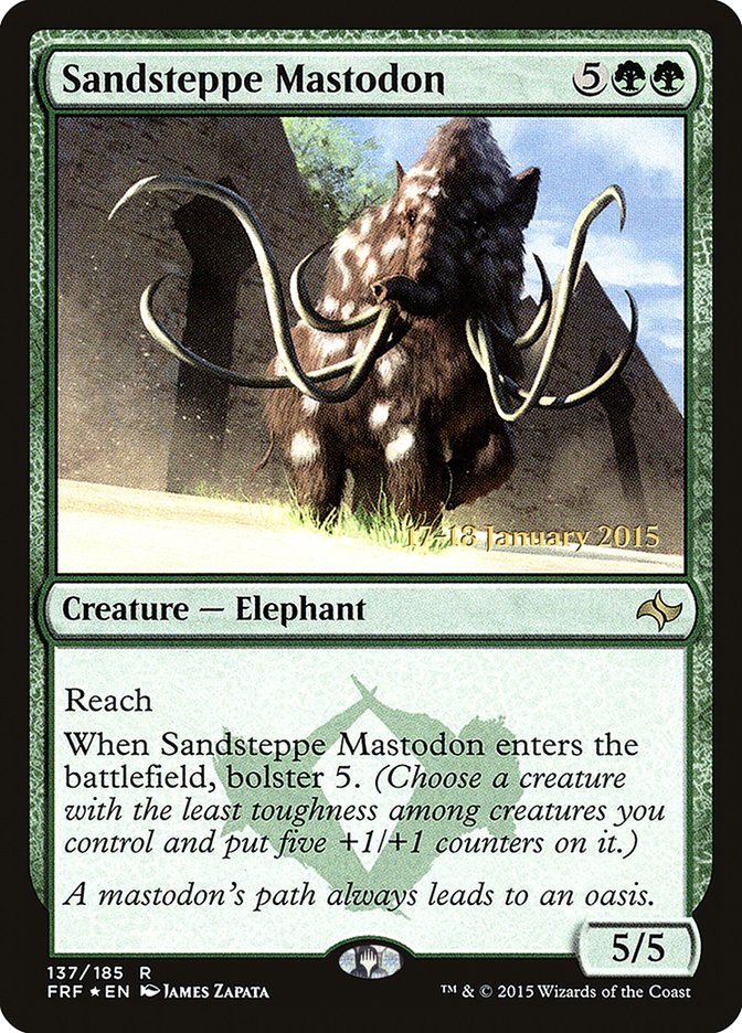 Sandsteppe Mastodon [Fate Reforged Prerelease Promos] | GrognardGamesBatavia