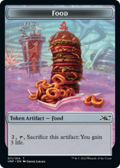 Squirrel // Food (011) Double-Sided Token [Unfinity Tokens] | GrognardGamesBatavia