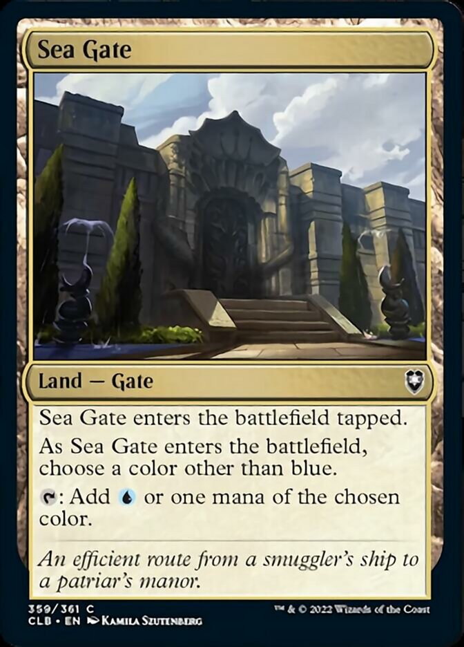 Sea Gate [Commander Legends: Battle for Baldur's Gate] | GrognardGamesBatavia