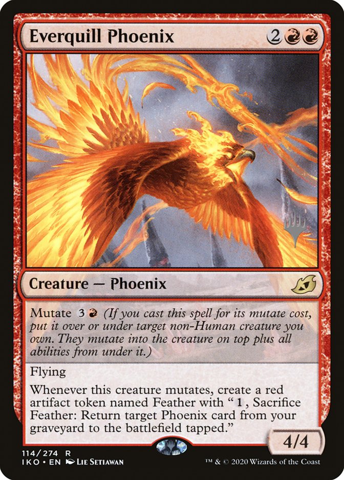 Everquill Phoenix (Promo Pack) [Ikoria: Lair of Behemoths Promos] | GrognardGamesBatavia