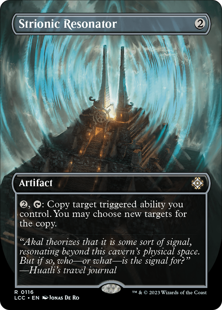 Strionic Resonator (Borderless) [The Lost Caverns of Ixalan Commander] | GrognardGamesBatavia