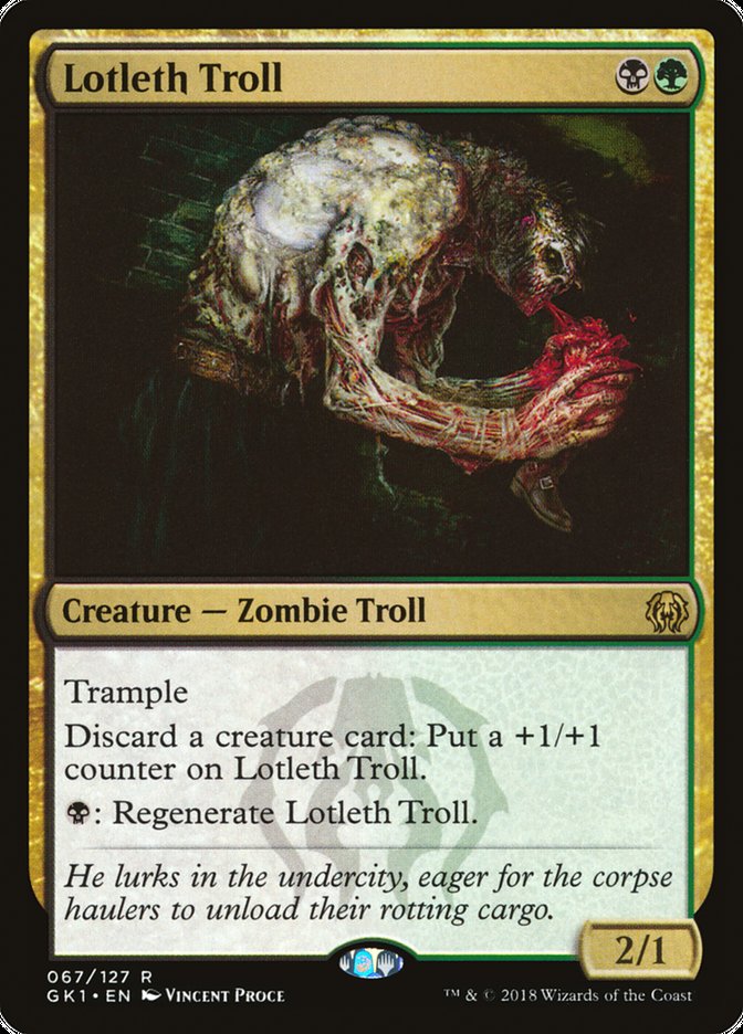 Lotleth Troll [Guilds of Ravnica Guild Kit] | GrognardGamesBatavia