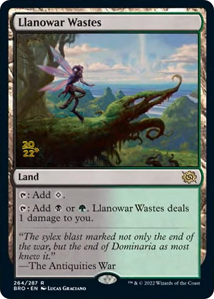 Llanowar Wastes [The Brothers' War Prerelease Promos] | GrognardGamesBatavia