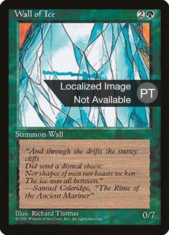 Wall of Ice [Fourth Edition (Foreign Black Border)] | GrognardGamesBatavia