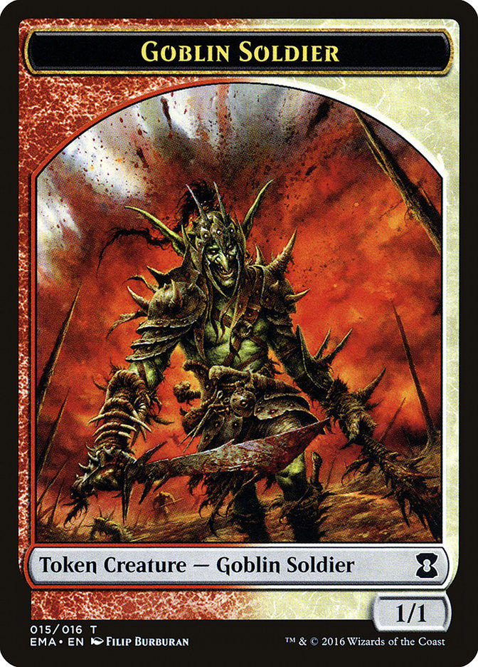 Goblin Soldier Token [Eternal Masters Tokens] | GrognardGamesBatavia