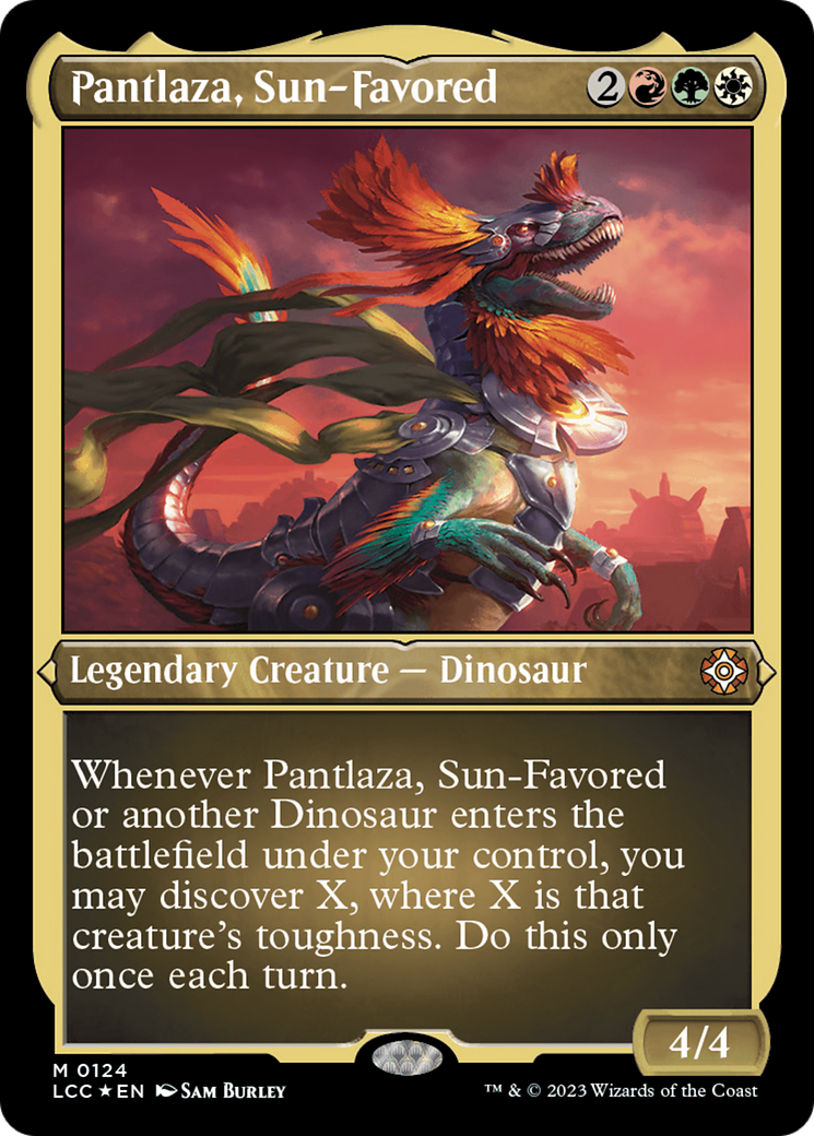 Pantlaza, Sun-Favored (Display Commander) [The Lost Caverns of Ixalan Commander] | GrognardGamesBatavia