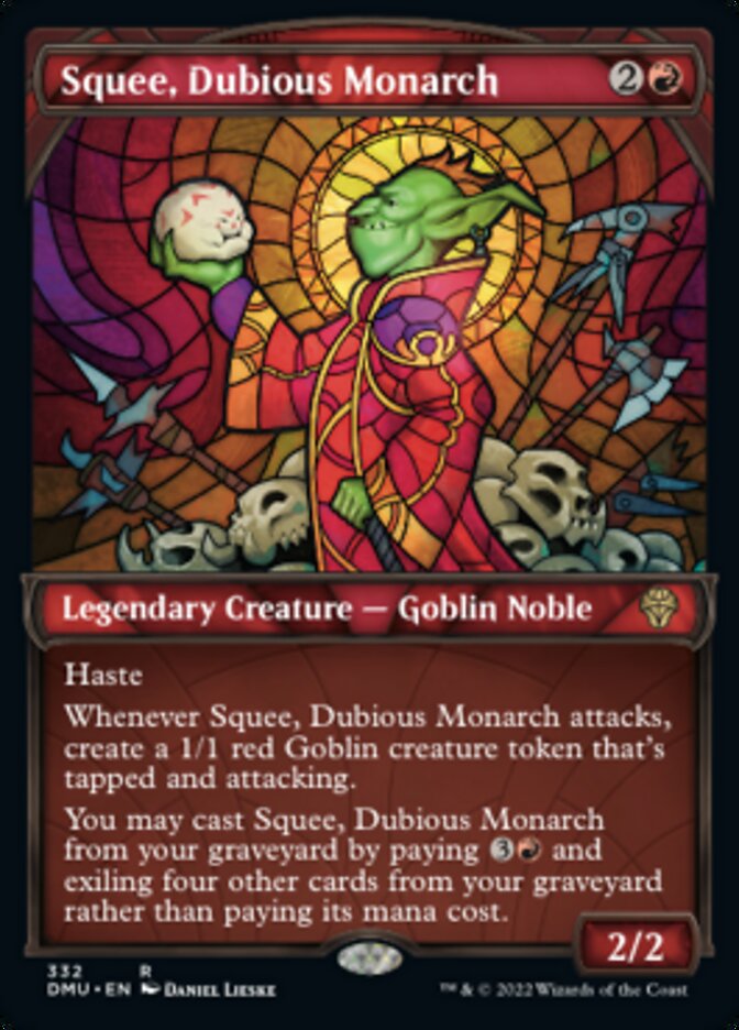 Squee, Dubious Monarch (Showcase Textured) [Dominaria United] | GrognardGamesBatavia