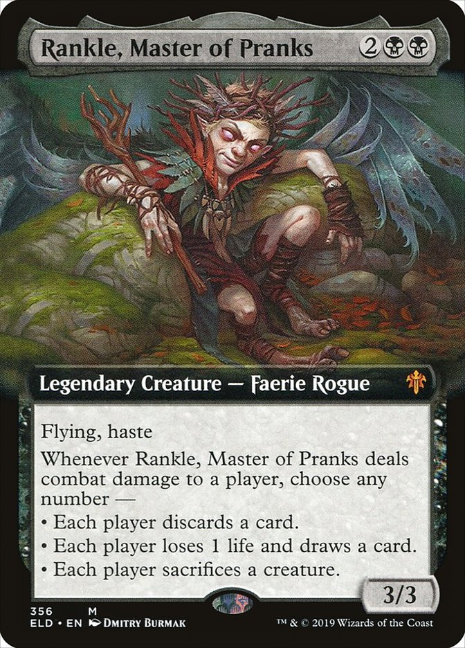 Rankle, Master of Pranks (Extended Art) [Throne of Eldraine] | GrognardGamesBatavia