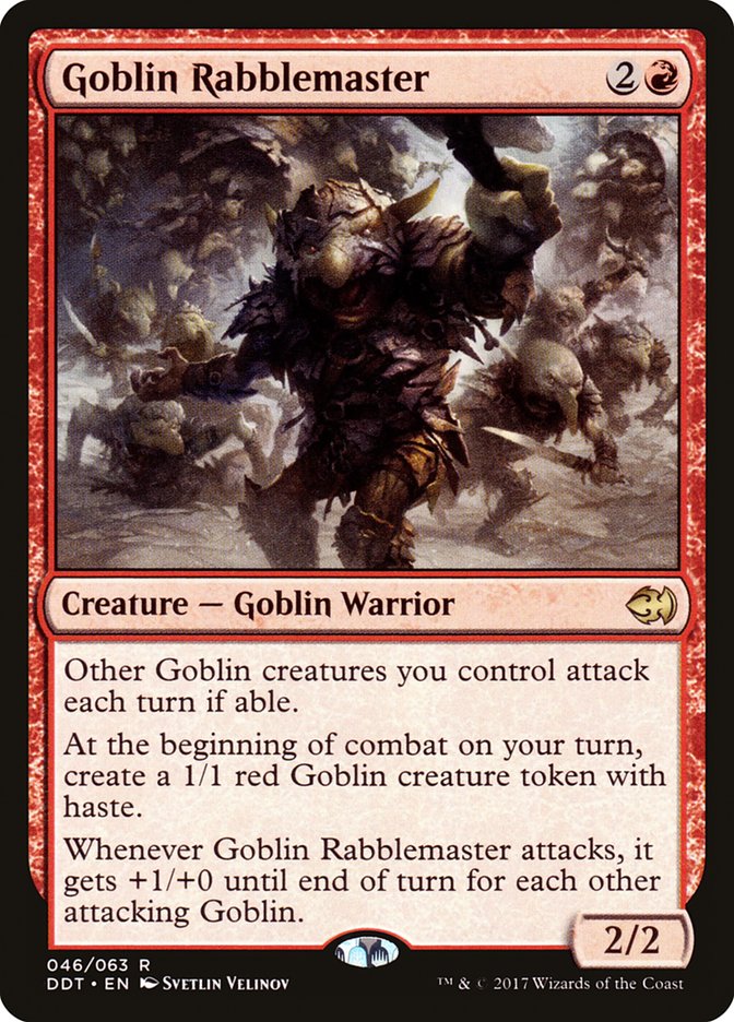 Goblin Rabblemaster [Duel Decks: Merfolk vs. Goblins] | GrognardGamesBatavia