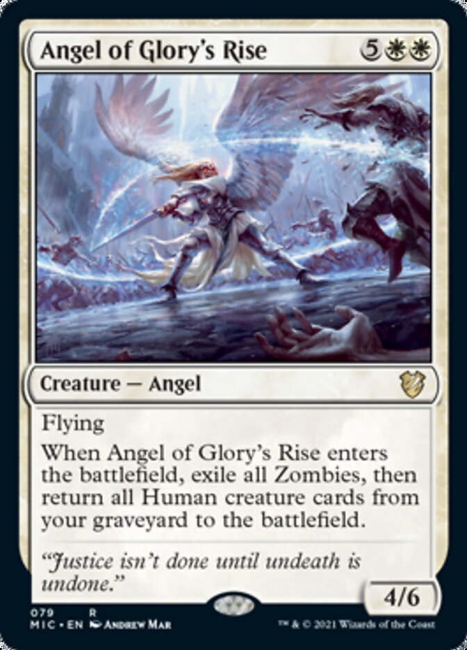 Angel of Glory's Rise [Innistrad: Midnight Hunt Commander] | GrognardGamesBatavia