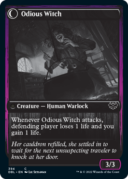 Ragged Recluse // Odious Witch [Innistrad: Double Feature] | GrognardGamesBatavia