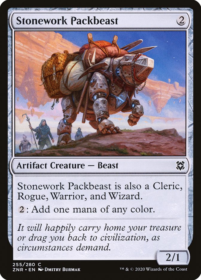 Stonework Packbeast [Zendikar Rising] | GrognardGamesBatavia