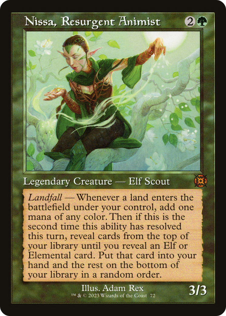 Nissa, Resurgent Animist (Retro) [March of the Machine: The Aftermath] | GrognardGamesBatavia