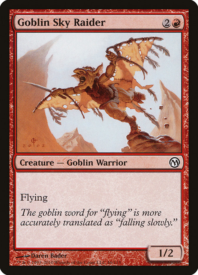 Goblin Sky Raider [Duels of the Planeswalkers] | GrognardGamesBatavia