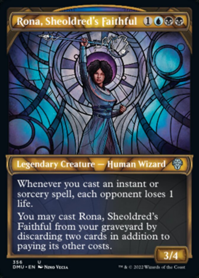 Rona, Sheoldred's Faithful (Showcase Textured) [Dominaria United] | GrognardGamesBatavia