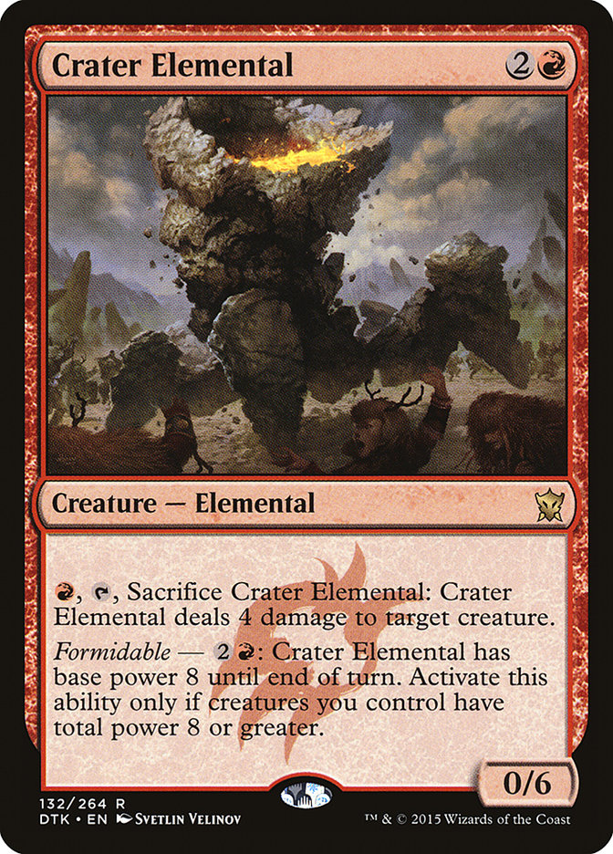 Crater Elemental [Dragons of Tarkir] | GrognardGamesBatavia