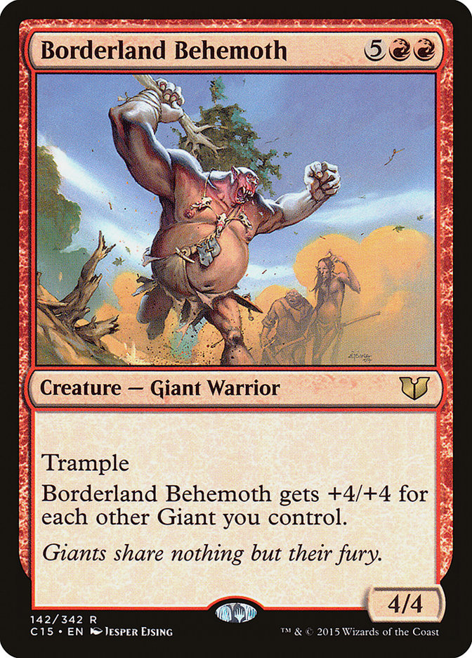 Borderland Behemoth [Commander 2015] | GrognardGamesBatavia