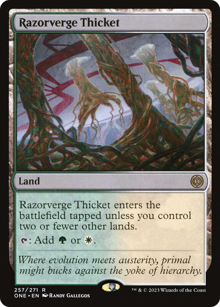 Razorverge Thicket [Phyrexia: All Will Be One] | GrognardGamesBatavia