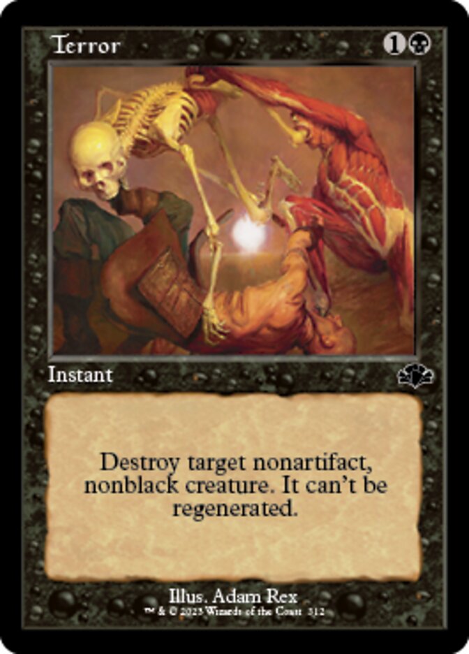 Terror (Retro) [Dominaria Remastered] | GrognardGamesBatavia