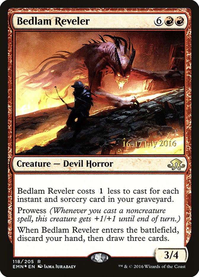 Bedlam Reveler [Eldritch Moon Prerelease Promos] | GrognardGamesBatavia