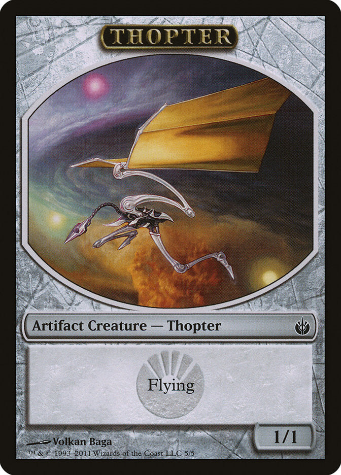 Thopter Token [Mirrodin Besieged Tokens] | GrognardGamesBatavia