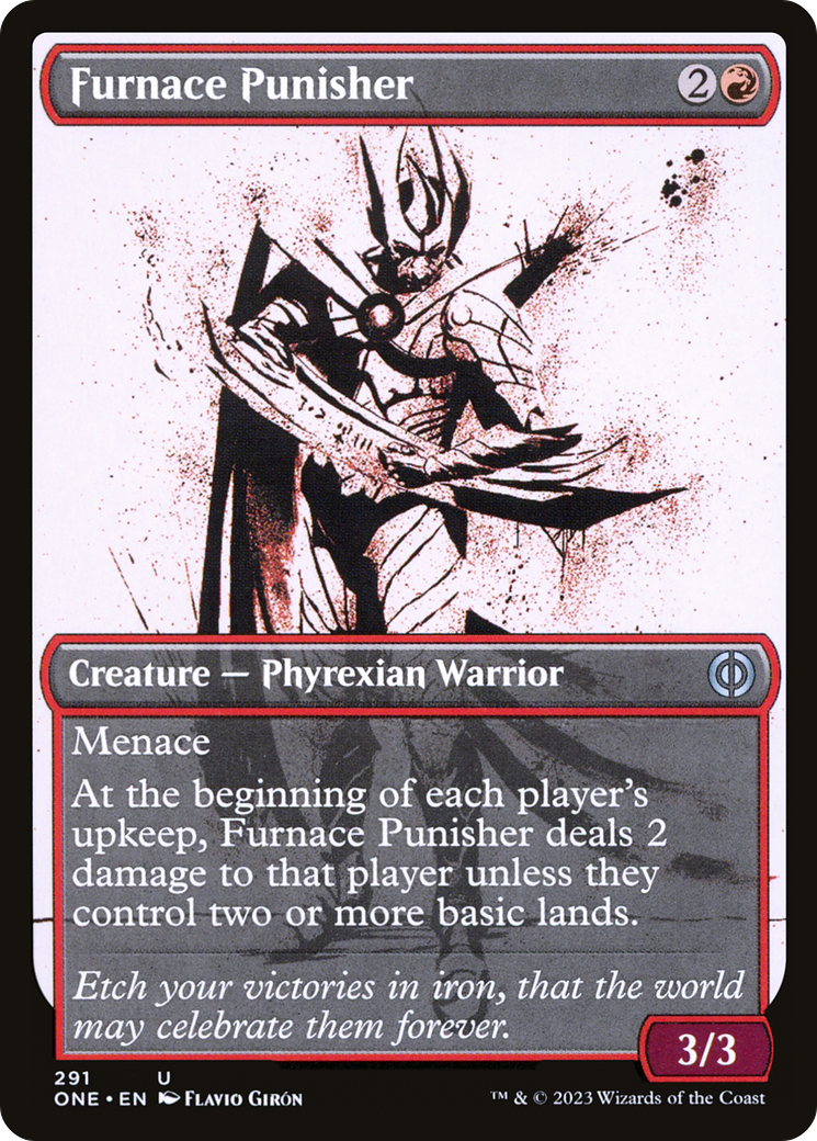 Furnace Punisher (Showcase Ichor) [Phyrexia: All Will Be One] | GrognardGamesBatavia