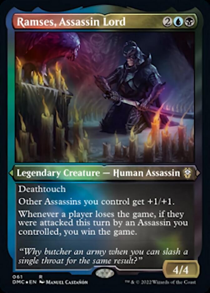 Ramses, Assassin Lord (Foil Etched) [Dominaria United Commander] | GrognardGamesBatavia