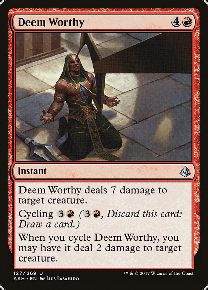 Deem Worthy [Amonkhet] | GrognardGamesBatavia