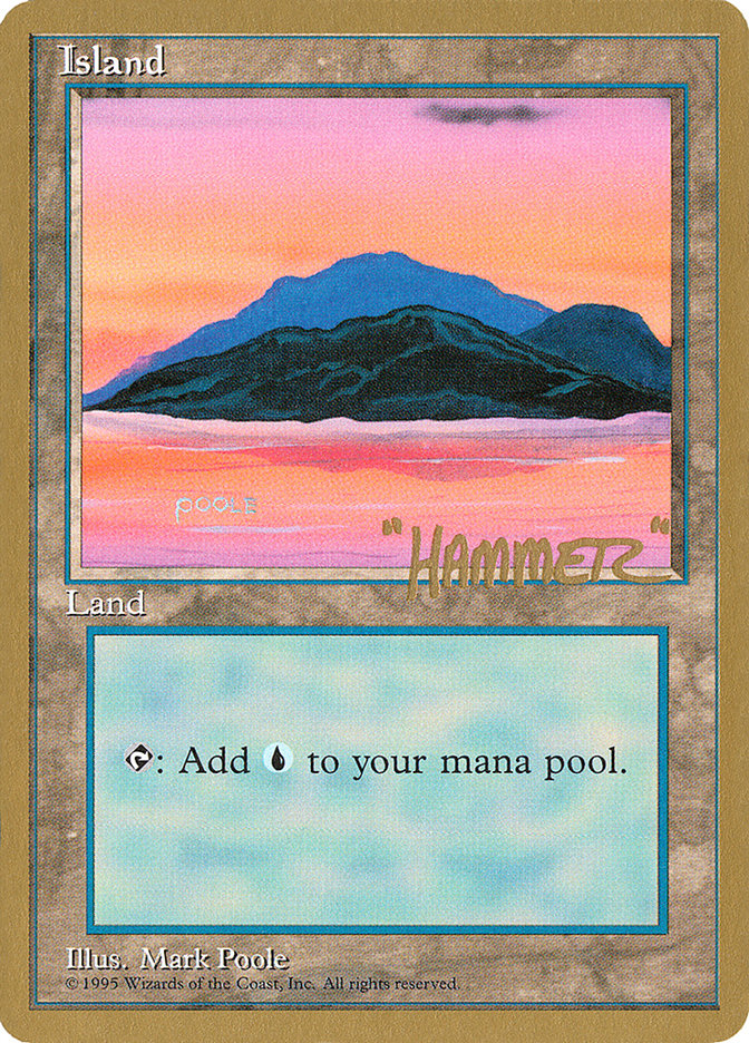 Island (shr369) (Shawn "Hammer" Regnier) [Pro Tour Collector Set] | GrognardGamesBatavia