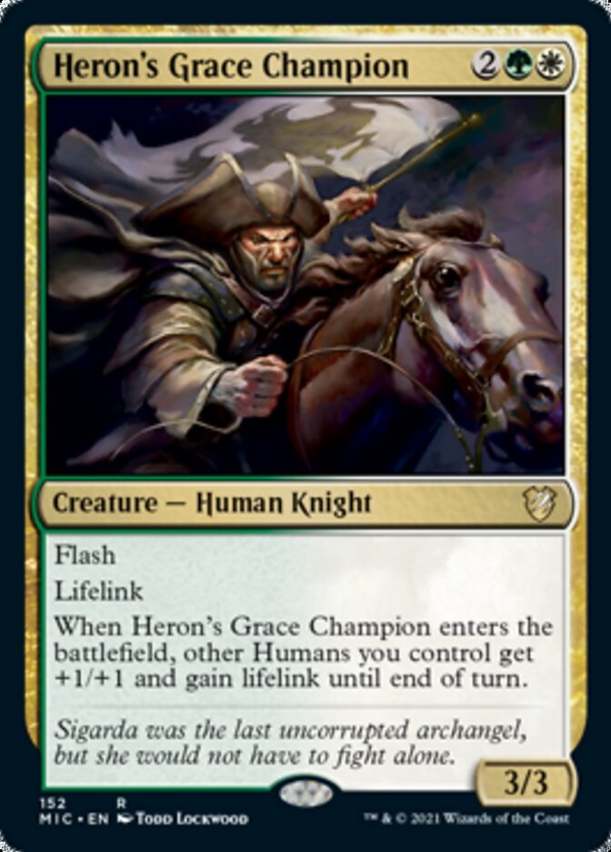 Heron's Grace Champion [Innistrad: Midnight Hunt Commander] | GrognardGamesBatavia