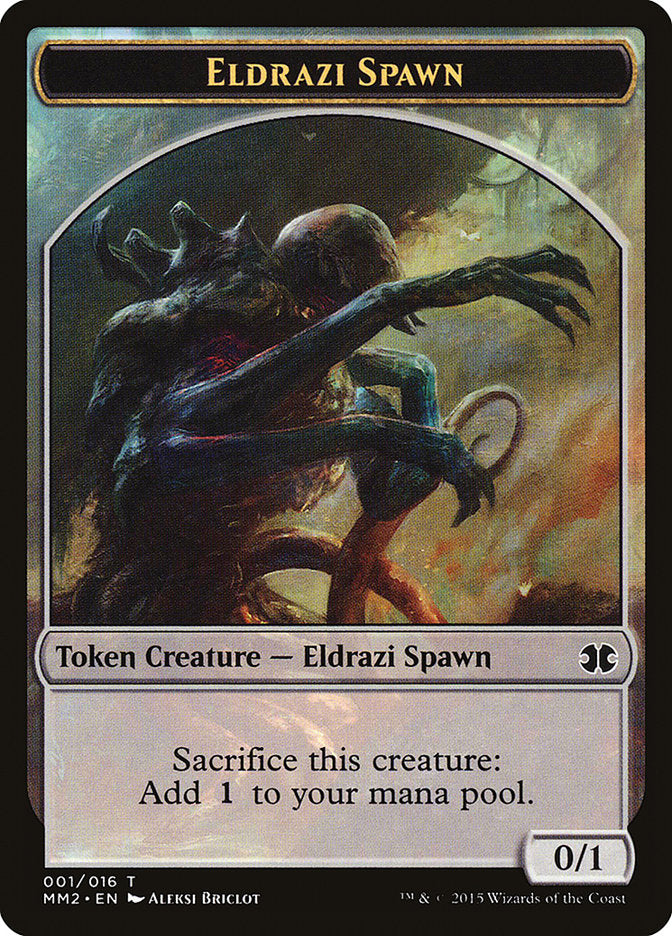 Eldrazi Spawn Token (001/016) [Modern Masters 2015 Tokens] | GrognardGamesBatavia