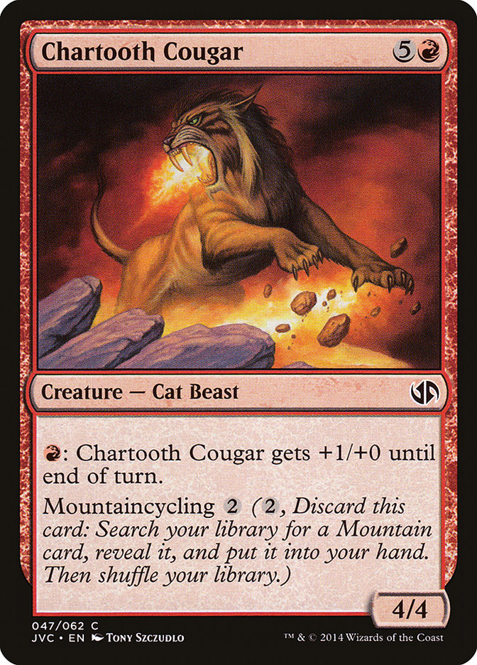 Chartooth Cougar [Duel Decks Anthology] | GrognardGamesBatavia